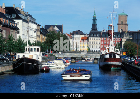 Danimarca, Sjaelland Island, la città di Copenhagen Foto Stock