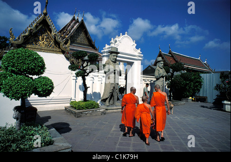 Thailandia, Bangkok, Wat Pho tempio Foto Stock