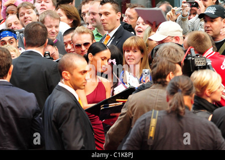 Megan Fox tedesco premiere di 'Transformers - La vendetta del caduto' ('Die Rache') in corrispondenza del CineStar movie theater a Potsdamer Platz Foto Stock