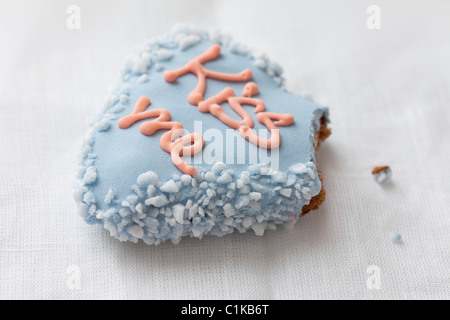 Heart-Shaped Cookie Foto Stock