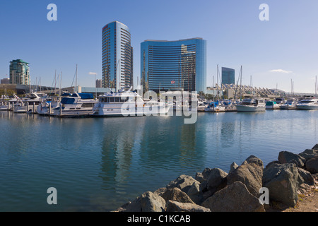 Il Seaport Village, San Diego, California, Stati Uniti d'America Foto Stock