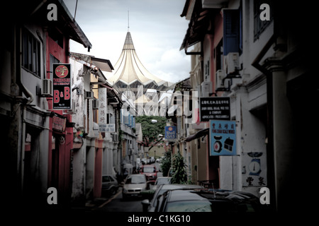 Membro assemblea legislativa da falegnami' lane, Kuching Foto Stock