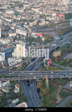 Incrocio delle autostrade, Bangkok, Thailandia Foto Stock
