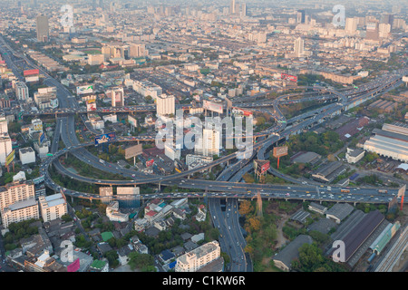 Incrocio delle autostrade, Bangkok, Thailandia Foto Stock