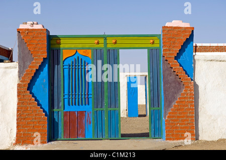 Sudan nubian casa dell'oasi di Sesibi (fondata nel XVIII dinastia Sesibi segna il più meridionale della serie di nuovi importanti Foto Stock