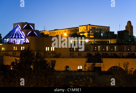 Israele, Gerusalemme, vista da Mamilla road, il nuovo centro città Foto Stock