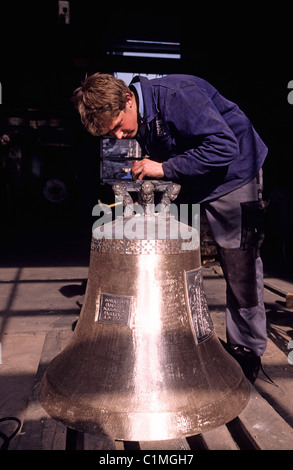 Austria, Tirolo, Insbruck: foundery di campane Grassmayer Foto Stock