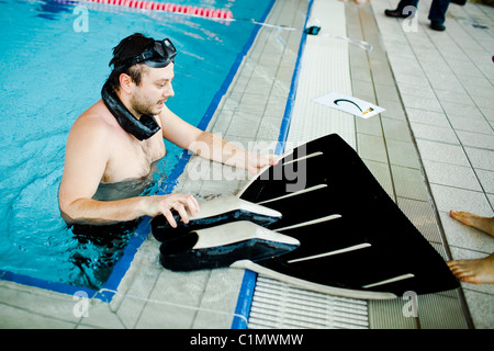 Diving Apnea Festival - Wroclaw 2011 Foto Stock