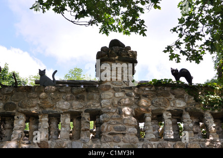 Il castello di Gillette in East Haddam, Connecticut - ex casa del famoso attore William Gillette che ha giocato Sherlock Holmes sul palco Foto Stock