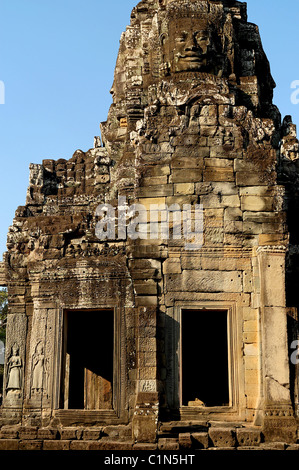 Cambogia Siem Reap area, templi di Angkor, tempio Bayon Foto Stock