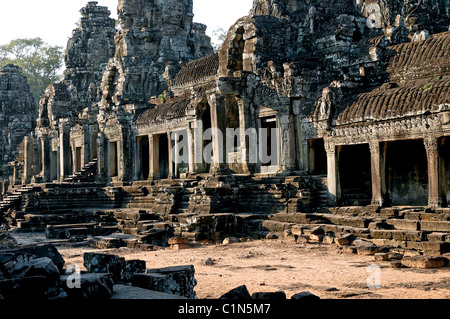 Cambogia Siem Reap area, templi di Angkor, tempio Bayon Foto Stock