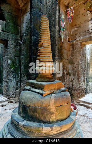 Cambogia Siem Reap area, templi di Angkor, buddista, alla fine del XII secolo d.c. Preah Khan temple Foto Stock