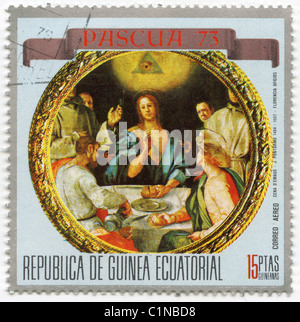 Guinea equatoriale francobollo Foto Stock