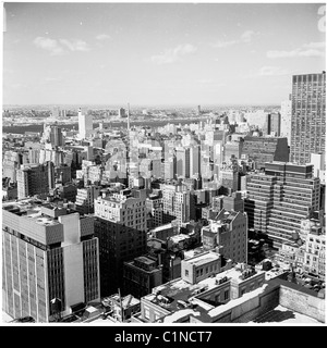 America, 1950s. Ariel vista della città di New York. Foto Stock