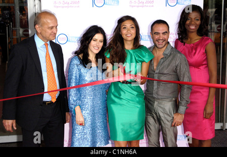 Jan Stanek, Lisa Eldridge, Myleene Klass, Andrew Barton e il dottor Uchenna Okoye " Dieci anni più giovane vivere' Photocall svoltasi a Earls Foto Stock