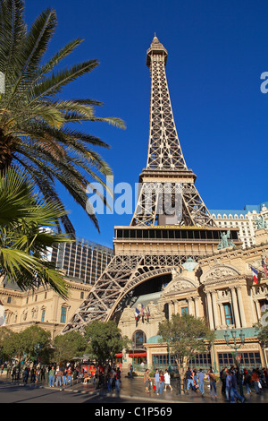 Stati Uniti, Nevada, Las Vegas Strip di Las Vegas, Paris Las Vegas hotel e casino Foto Stock