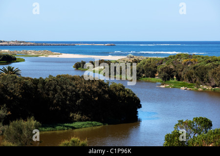 Irwin estuario del fiume Dongara, Australia occidentale Foto Stock