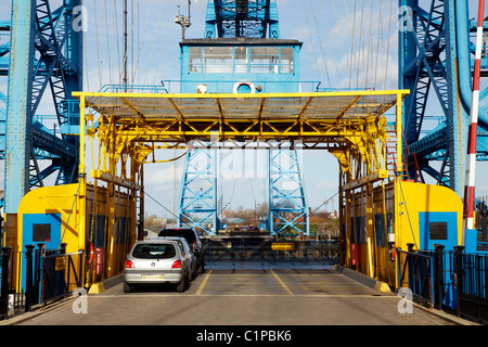 Transporter Bridge, Middlesbrough, Teeside, Gran Bretagna Foto Stock