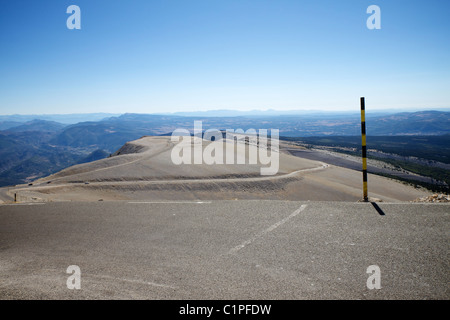 Vista dal Monte Ventoux, guardando verso sud Foto Stock