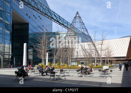 Neues Kranzler Eck, Kurfürstendamm, Volierengarten, Berlino, Germania Foto Stock