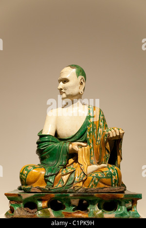 Arhat (Luohan), ca. 1000; Dinastia Liao (907-1125) Foto Stock