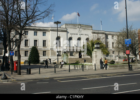 Hackney Town Hall Foto Stock
