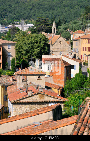 Borgo di Le Bar sur Loup nel sud-est della Francia, regione Provence, dipartimento Alpes Maritimes Foto Stock