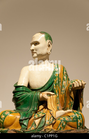 Arhat (Luohan), ca. 1000; Dinastia Liao (907-1125) Foto Stock