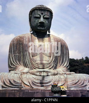 Gigantesca statua del Buddha, Giappone, prese da J Allan contanti negli anni settanta. Foto Stock