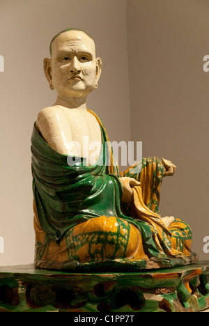 Arhat (Luohan), ca. 1000; Dinastia Liao (907-1125) Foto Stock