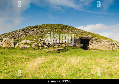 Repubblica di Irlanda, Boyne Valley, Lough equipaggio Tomba di passaggio Foto Stock