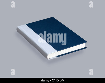 Plain libro blu per il layout di progettazione Foto Stock