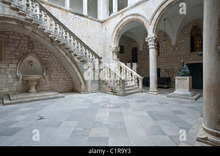 Il Palazzo dei Rettori, Dubrovnik, Dalmazia, Croazia Foto Stock