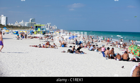 Miami Beach, Florida, Stati Uniti. Foto Stock