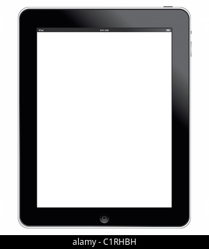 Muenster, Germania - 24 Marzo 2011: illustrazione mostra l'Apple Ipad 3G+Wifi tavoletta digitale computer con multi touch screen. Foto Stock