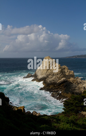 Vista al punto Lobos Riserva Naturale Statale California USA Foto Stock