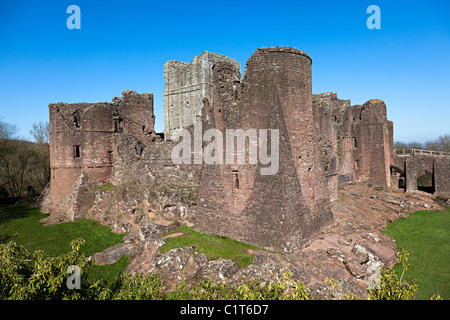 Goodrich Castle Herefordshire England Regno Unito Foto Stock