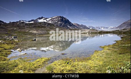 La Groenlandia Sermiligaq-Fjord Foto Stock