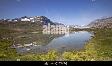 La Groenlandia Sermiligaq-Fjord Foto Stock
