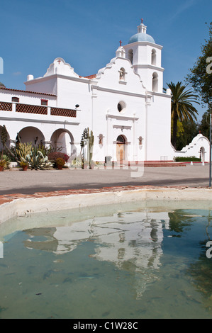 Oceanside, California. La missione di San Luis Rey de Francia. Foto Stock