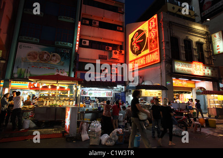 Chinatown bancarelle prodotti alimentari su Jalan Sultan. Kuala Lumpur, Malesia, Asia sud-orientale, Asia Foto Stock