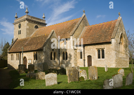 Inghilterra Oxfordshire Stadhampton StJohn chiesa battista Foto Stock