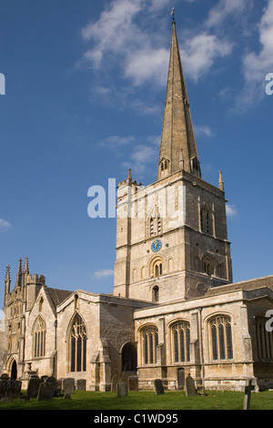 Inghilterra Oxfordshire Burford StJohn chiesa battista Foto Stock