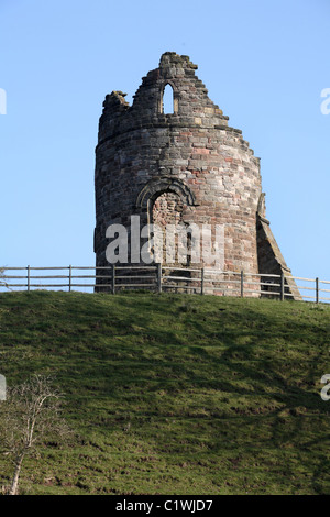 La stoltezza sulla collina al castello di Tutbury Foto Stock