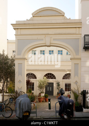 L'ingresso ad arco per il mercato vecchio teatro in Brunswick distretto di Brighton e Hove Foto Stock