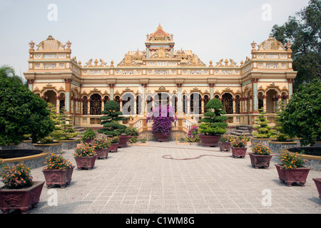 Vinh Trang tempio buddista in My Tho Vietnam Foto Stock