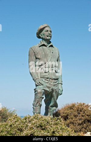 Statua del generale George Grivas-Dhigenis Foto Stock