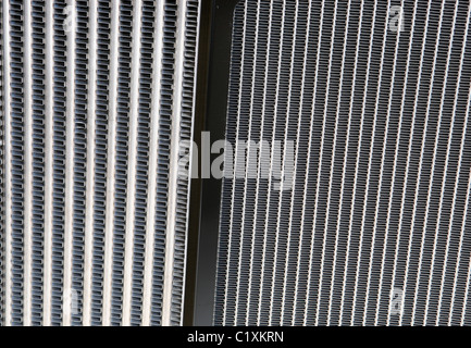 Industriale dello scambiatore di calore la griglia del radiatore Foto Stock