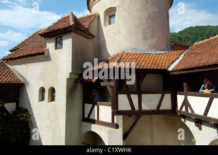 Castello di Bran (Castelul Bran) - Conteggio Castello di Dracula, Braşov, Valacchia, Romania Foto Stock