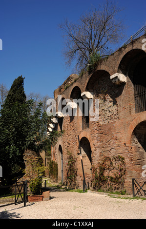 Italia, Roma, Colle Oppio, Domus Aurea Foto Stock